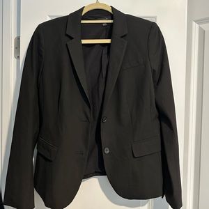 Ann Taylor black and blue blazer